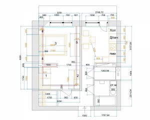 план комнаты для 3д-Model